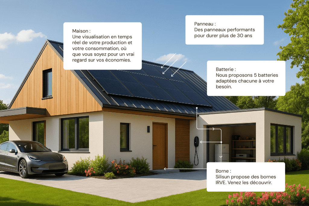 schema installation solaire silisun